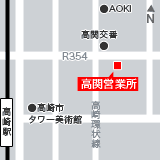 高崎倉庫高関営業所Map